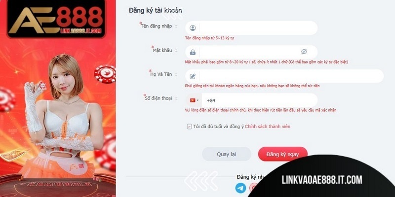 Đăng Ký AE888 – Thao Tác Nhanh Gọn Để Bắt Đầu Trải Nghiệm 3 Thực hiện thao tác đăng ký AE888 trên máy tính đơn giản, dễ thao tác