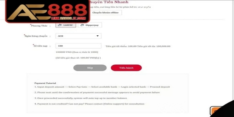 Những người nạp tiền AE888 nhiều nhất sẽ có cơ hội giành giải thưởng hấp dẫn